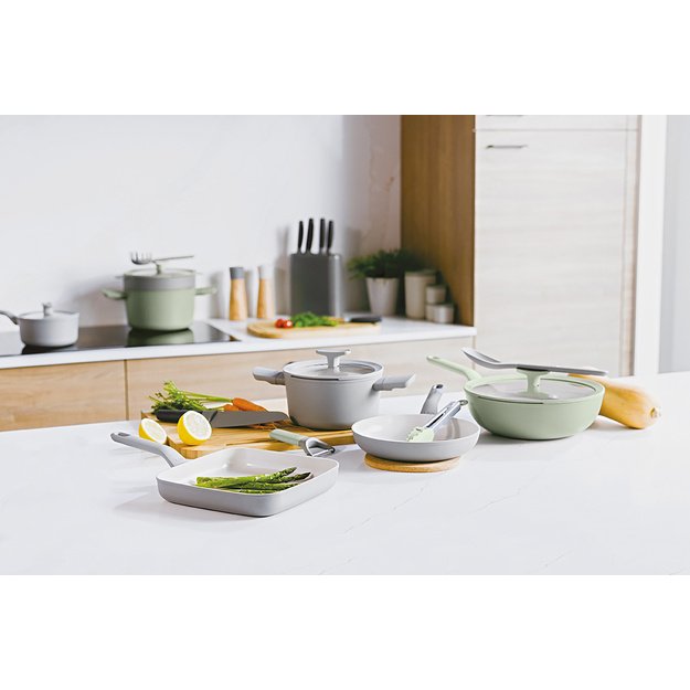 BergHOFF 25 cm omletinė - Balance Moonmist lengva neprideganti keptuvė puriems omletams 