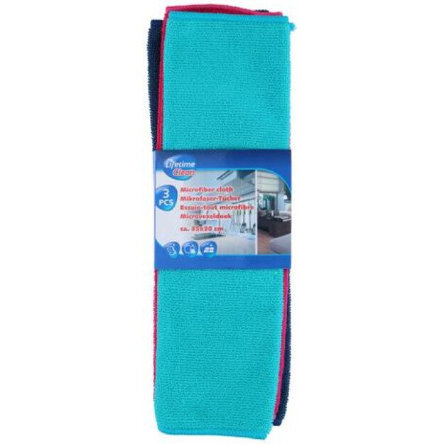 Lifetime Clean mikropluošto šluosčių rinkinys, 3 vnt., 35x30 cm, 871125212309