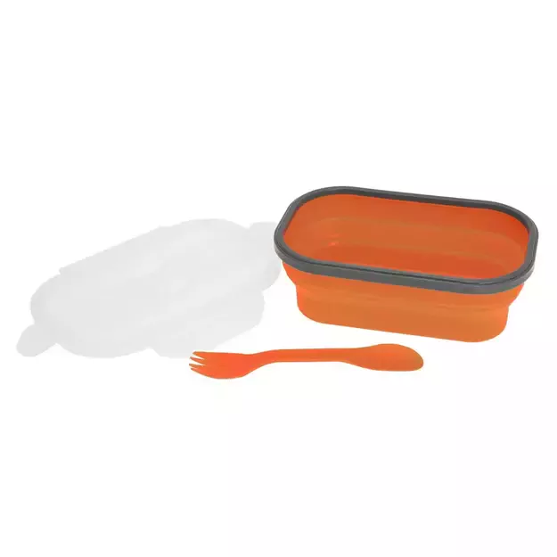 Pietų dėžutė iš silikono, 800 ml, oranžinė, Klausberg KB-7022 5