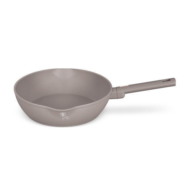 Gili keptuvė su dviem pylimo snapeliais 28 cm Berlinger Haus Taupe BH-8091
