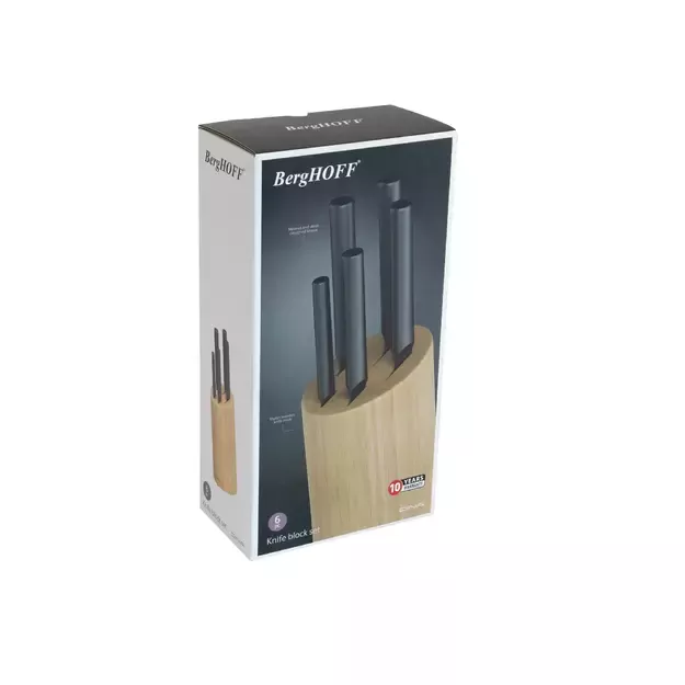 Berghoff „Boron“ 6 dalių peilių rinkinys su stovu 9