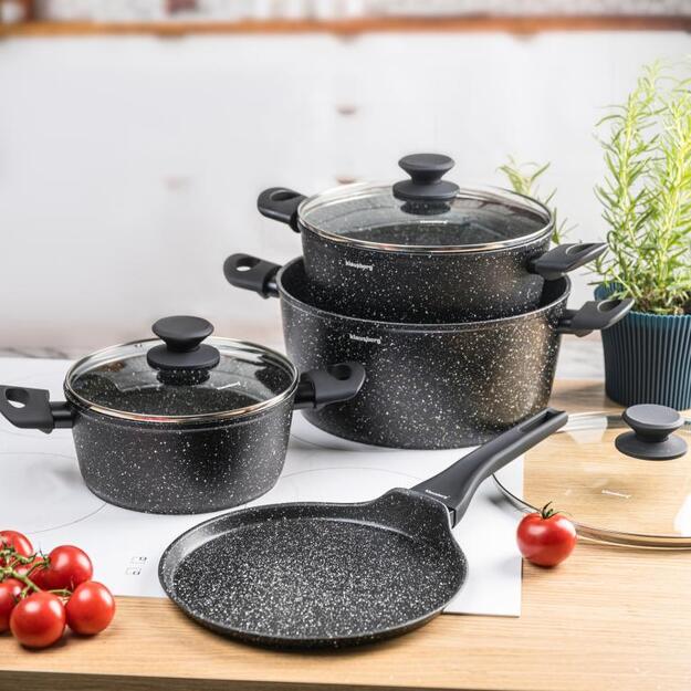 Puodų rinkinys su blynų keptuve 7 dalių Klausberg KB-7962 3