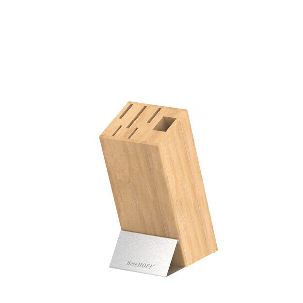 BergHOFF 7 dalių peilių blokas - Pica serija su bambukiniu stovu ir ranka galąstais nerūdijančio plieno a&scaron;menimis 