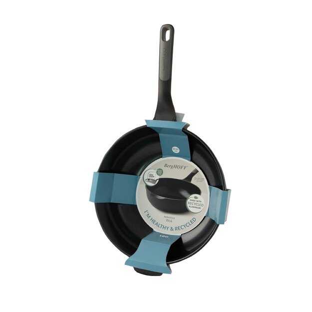 BergHOFF 30 cm wok keptuvė - Stone+ serija, lietas aliuminis su CeraGreen danga ir minkšta rankena 