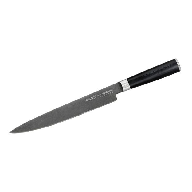 Samura MO-V 9  Stonewash Japanese Steel Slicing Knife - Precision Kitchen Cutlery for Culinary Excellence 