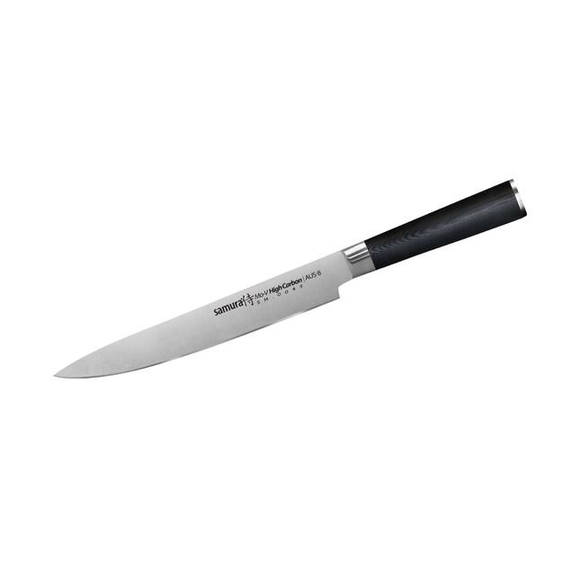 Samura MO-V 9-Inch Slicing Knife - Premium Japanese Steel Kitchen Knife for Precision Cutting and Culinary Excellence 