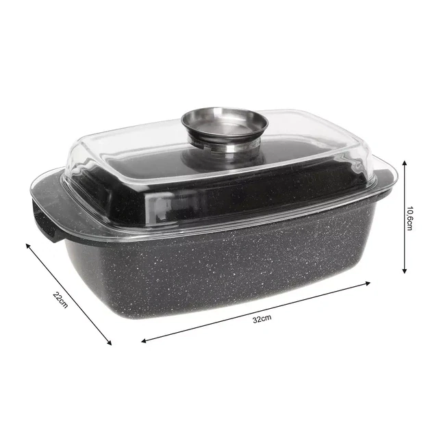 KINGHoff KH-1608 kepimo puodas su dangčiu 5,5 l