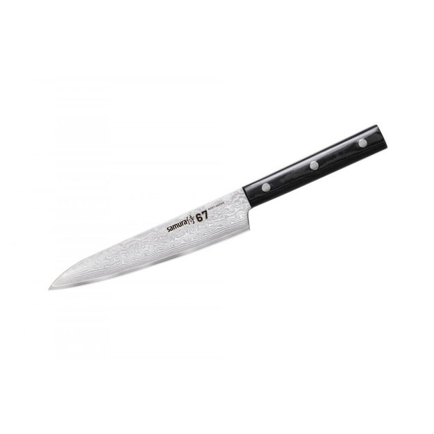 Samura DAMASCUS 67 Kitchen Utility Knife - 6.0 /150mm, 67 Layers of Premium Japanese Steel for Precision Cutting and Culinary Excellence 