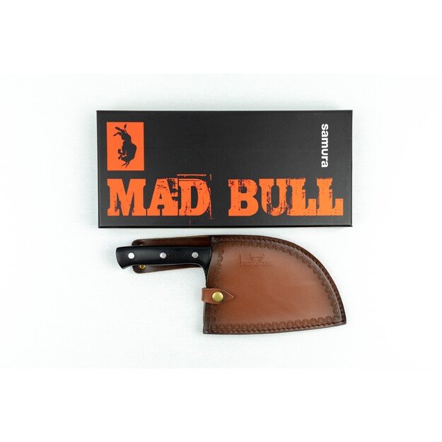 Samura MAD BULL serbi&scaron;kas &scaron;efo peilis su juoda rankena, 7,0  /180 mm 