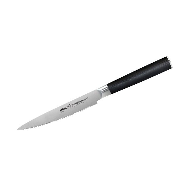 Samura MO-V 120 mm (4.7 ) pomidorų peilis – profesionalus, aštrus, ergonominis virtuvės peilis 