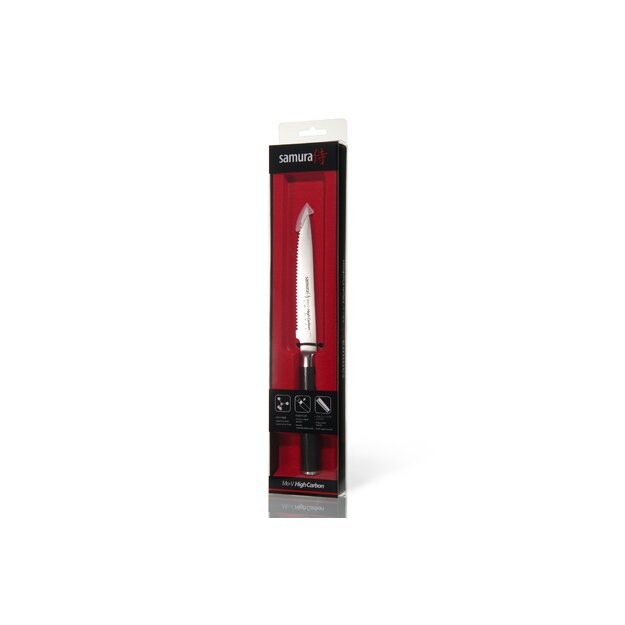 Samura MO-V 120 mm (4.7 ) pomidorų peilis – profesionalus, aštrus, ergonominis virtuvės peilis 