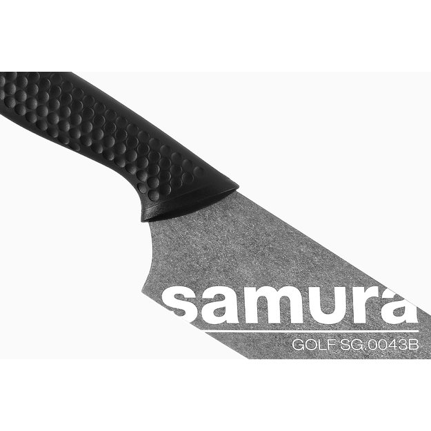 Samura GOLF Stonewash Nakiri virtuvinis peilis 167 mm – profesionalus, ilgalaikis aštrumas ir ergonomiškas rankena 