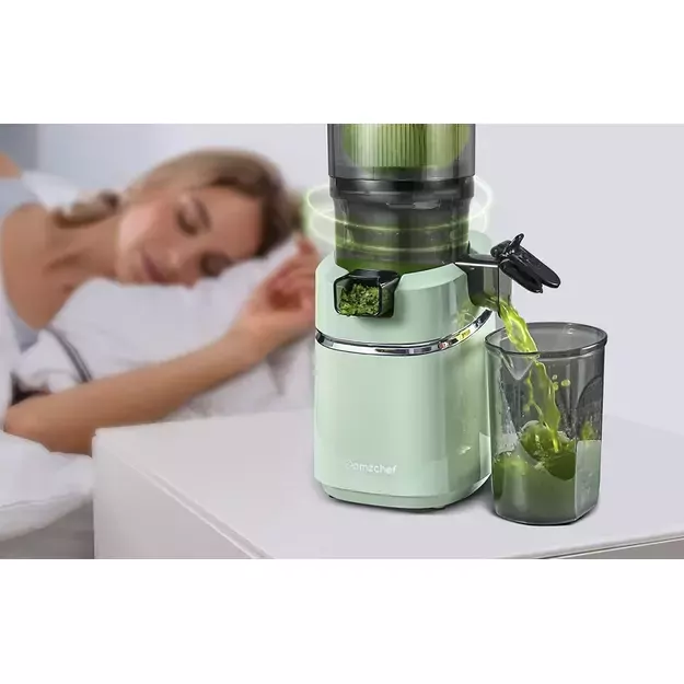AMZCHEF lėtaeigė sulčiaspaudė, 250W, 1.8L, žalia, SJ-036-GN 5