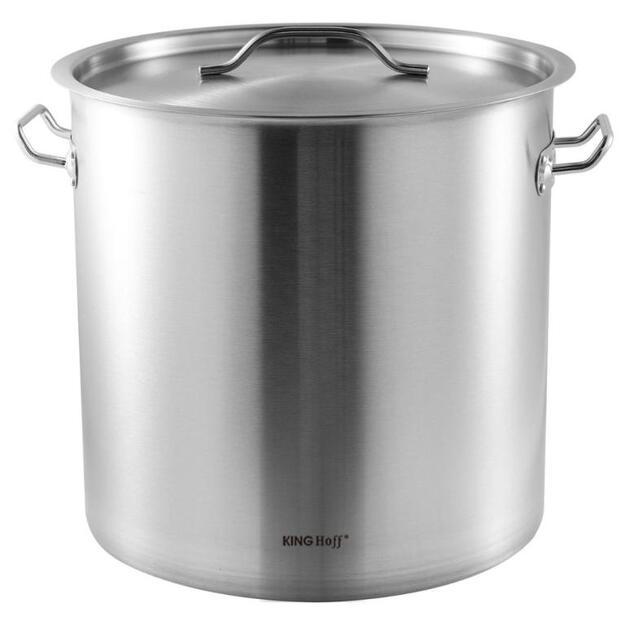 KINGHoff nerūdijančio plieno katilas Ø35 cm, 33 l, KH-1964