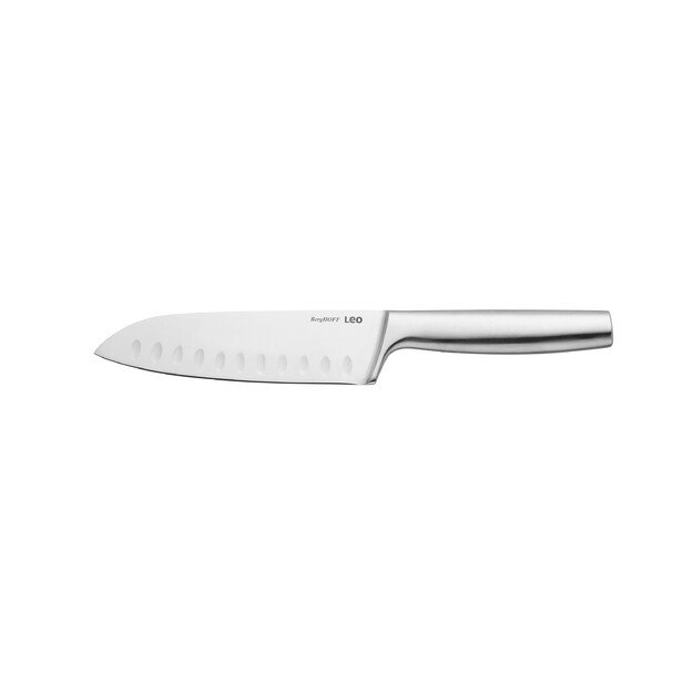 BergHOFF 17,5 cm Santoku peilis - Legacy serija, nerūdijančio plieno su vientisa rankena ir subalansuotu laikymu 