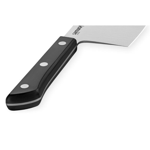 Samura HARAKIRI 7.1  Cleaver - Premium Japanese Steel Kitchen Knife in Black Finish, Exceptional Precision for Culinary Excellence 