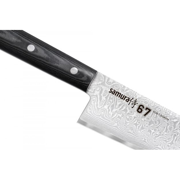 SAMURA Damascus 67 Kochmesser 208mm/8.2 . H&auml;rte 61 HRC 