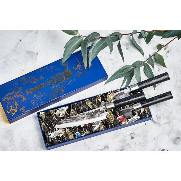 SAMURA Super 5 Professionelles Japanisches K&uuml;chenmesser 162mm/6.4  