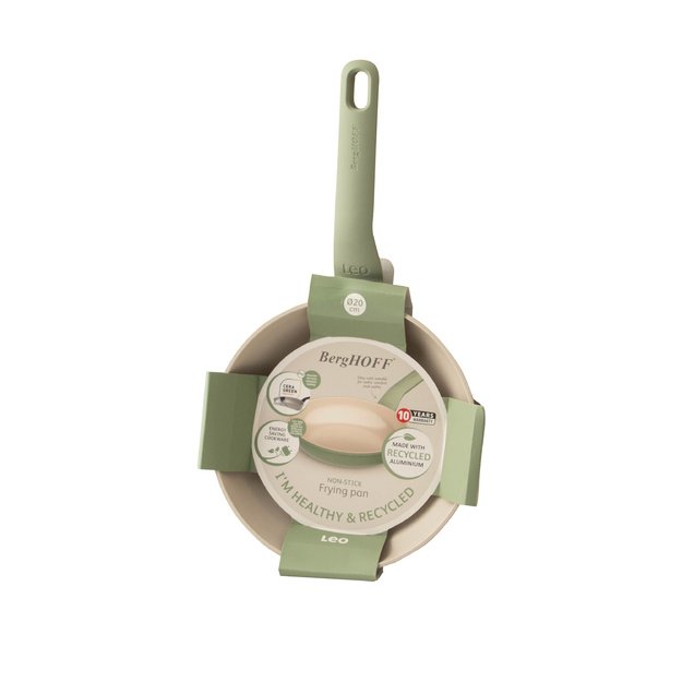 BergHOFF 20 cm keptuvė - Balance Sage su keramine nepridegančia danga ir perdirbtu aliuminiu 