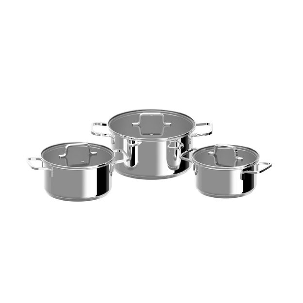 BergHOFF Helix 6 dalių puodų rinkinys 