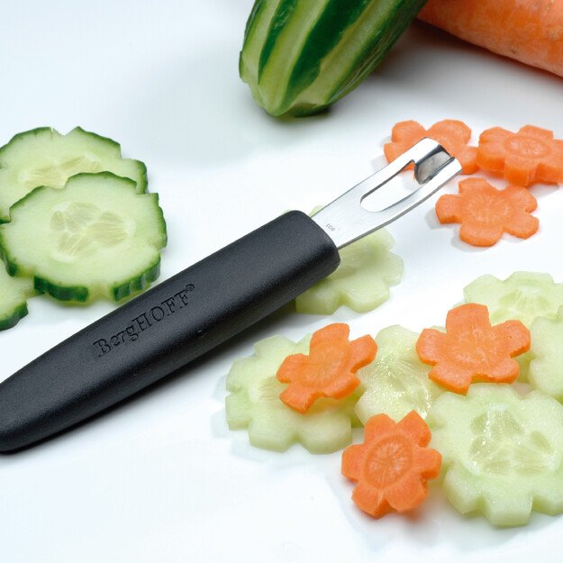 BergHOFF 8 dalių dekoravimo rinkinys - nerūdijančio plieno įrankiai sulankstomame nailoniniame dėkle dekoratyviam paruošimui 