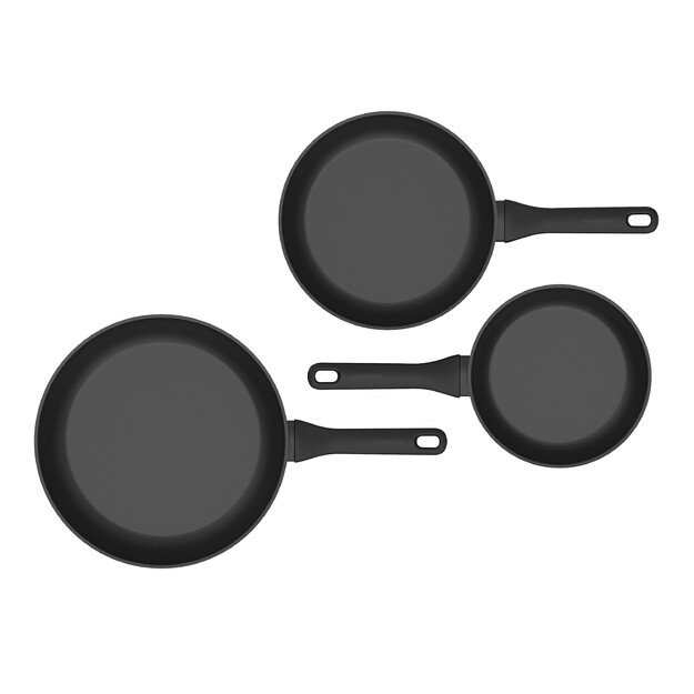 BergHOFF Helix 3 dalių nelipnus keptuvių rinkinys 