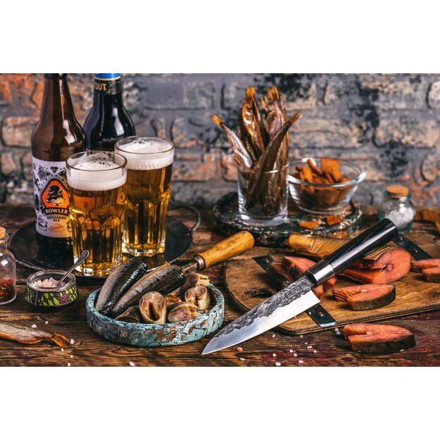 Samura BLACKSMITH universalus virtuvinis peilis 162 mm – profesionalus, aštrus ir patvarusereço 