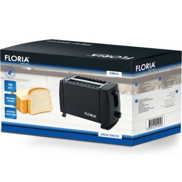 Skrudintuvas Floria ZLN1826, 700W, 2 skrebučiai, juodas 3