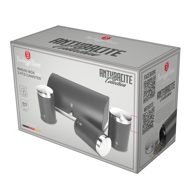 Duoninė su 3 laikymo indais Berlinger Haus BH-6738