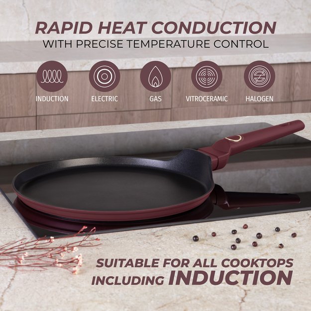 Blynų keptuvė 28 cm Berlinger Haus Leonardo BH-8026