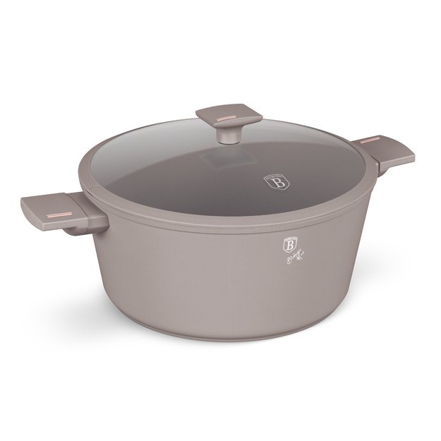 Puodas su dangčiu Berlinger Haus BH-8103 Taupe 30 cm 8 l