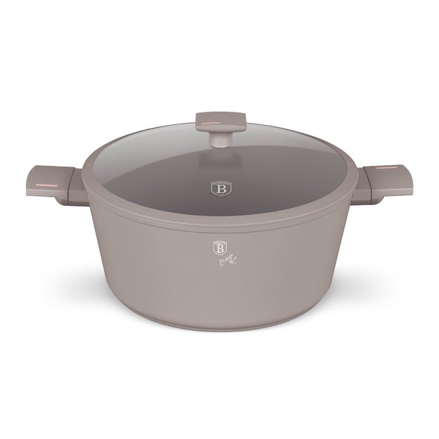 Puodas su dangčiu Berlinger Haus BH-8103 Taupe 30 cm 8 l