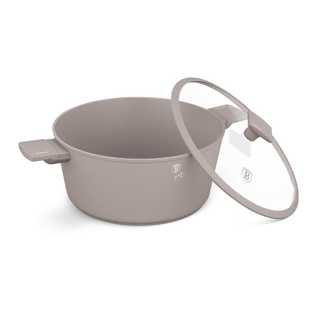 Puodas su dangčiu Berlinger Haus BH-8103 Taupe 30 cm 8 l