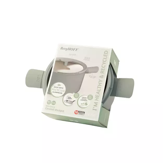 Berghoff „Balance Moonmist“ 24 cm nelipnus puodas su dangčiu 1