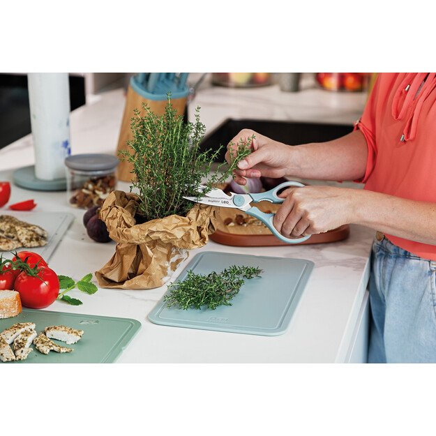 BergHOFF virtuvinės žirklės - Glints Spirit & Slate serijos su magnetiniu laikikliu peilių bloke ir neslystančia rankena 