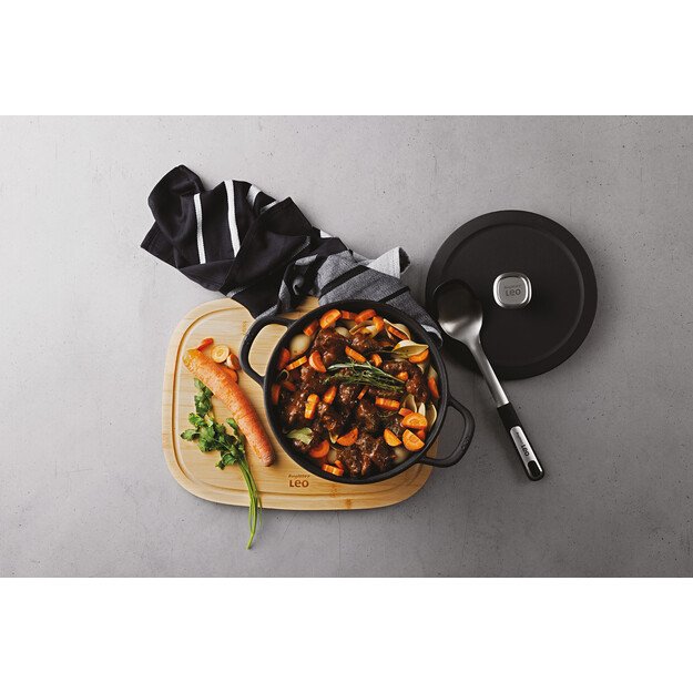 BergHOFF 26 cm ketaus puodas - Graphite serija su laistymo dangčiu lėtam gaminimui 