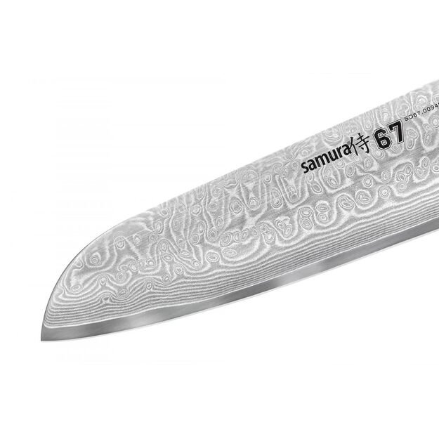 Samura DAMASCUS 67 Santoku Hohlschliff 175 mm 