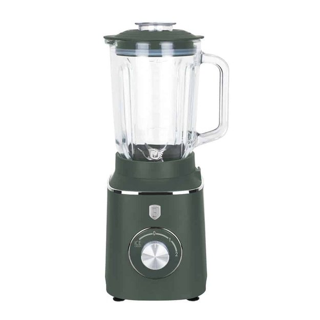 Berlinger Haus BH-9707 stalinis trintuvas su stikliniu indu 1,5 l 1000 W, matinė žalia