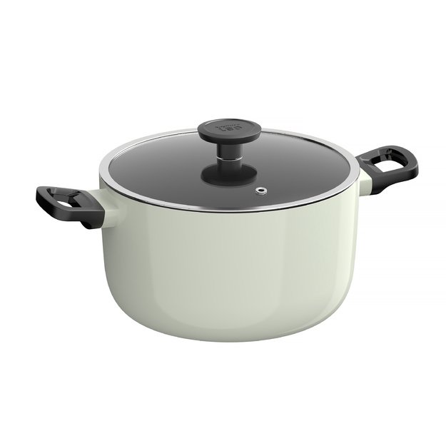 BergHOFF Glints Sage 7 dalių nelipnus puodų rinkinys 