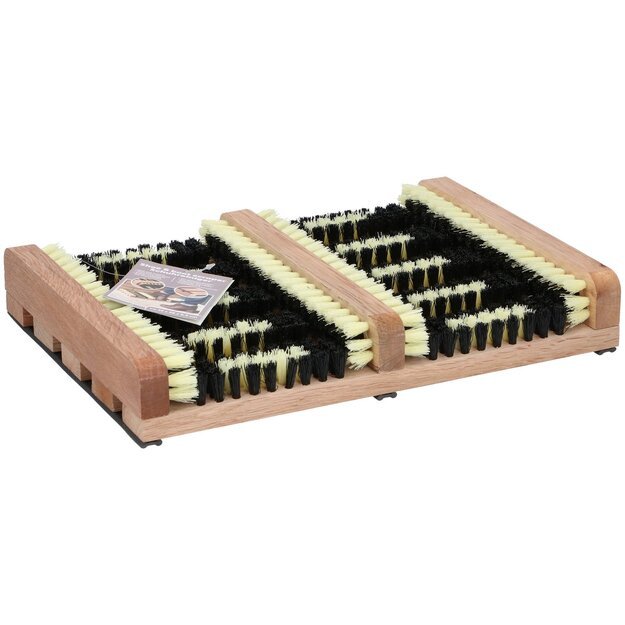 Batų valymo kilimėlis su šepečiais 35 × 26 cm