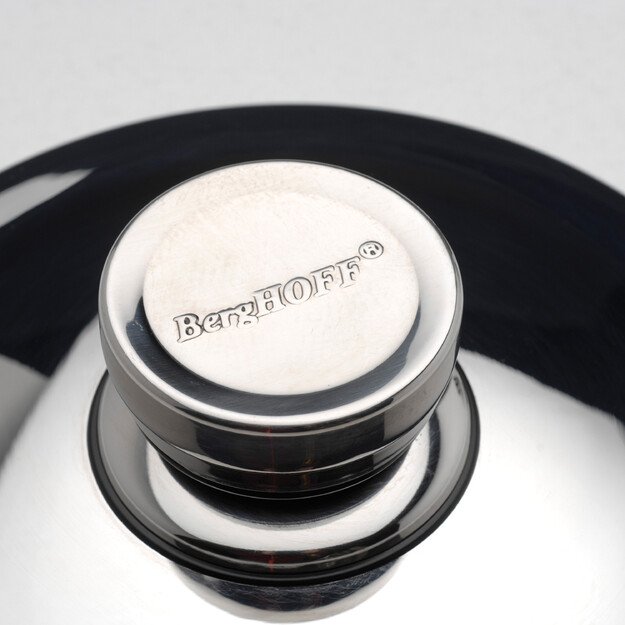 BergHOFF atsarginė nerūdijančio plieno rankenėlė su tarpikliu - patvari 18/10 dangčio rankena su blizgiu pavir&scaron;iumi 