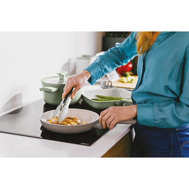 BergHOFF serviravimo žnyplės - Balance serija, 27 cm su silikoniniais antgaliais ir užrakinama rankena laikymui 