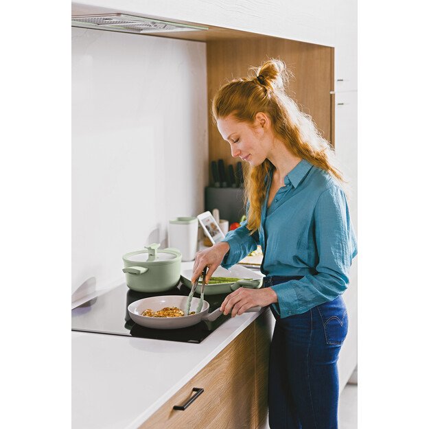 BergHOFF serviravimo žnyplės - Balance serija, 27 cm su silikoniniais antgaliais ir užrakinama rankena laikymui 