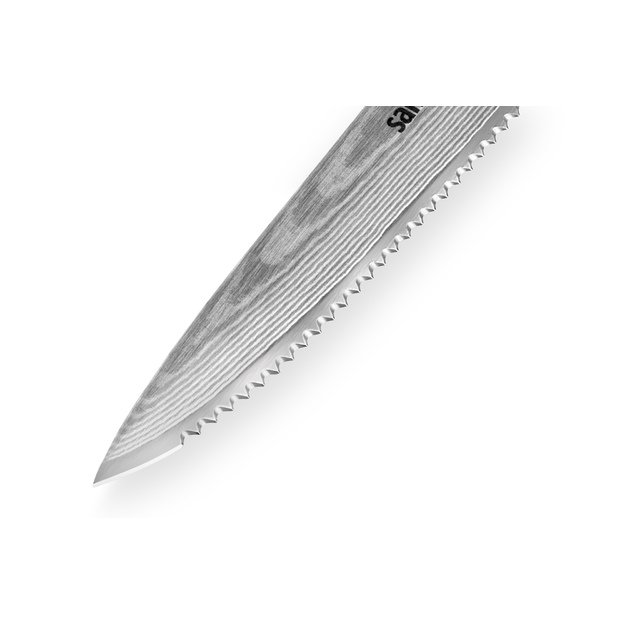 Samura DAMASCUS pomidorų peilis 120 mm – profesionalus, damasko plieno, ergonomiška rankena, itin aštrus 