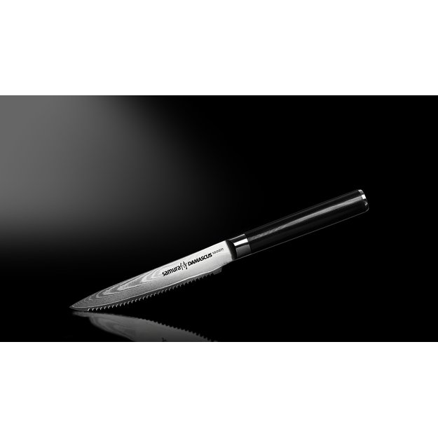 Samura DAMASCUS pomidorų peilis 120 mm – profesionalus, damasko plieno, ergonomiška rankena, itin aštrus 