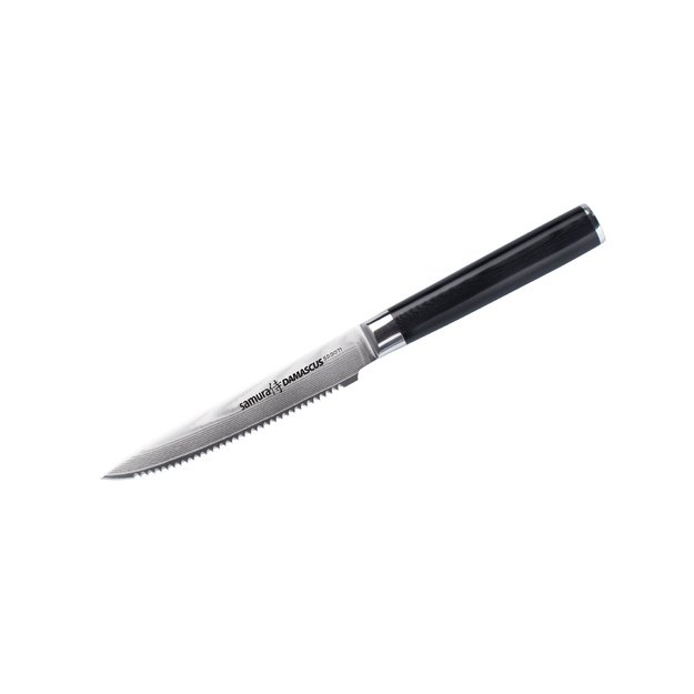 Samura DAMASCUS pomidorų peilis 120 mm – profesionalus, damasko plieno, ergonomiška rankena, itin aštrus 
