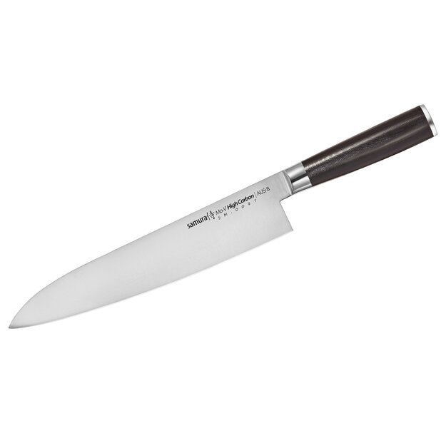 Samura MO-V Grand virėjo peilis 240 mm – profesionalus, aštrus universalus peilis virtuvei 