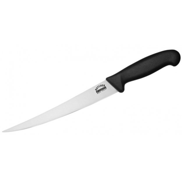 SAMURA BUTCHER virtuvinis pjaustymo peilis 223 mm – profesionalus trumpas sliceris, aštrus ir ilgaamžis 