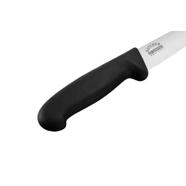 SAMURA BUTCHER virtuvinis pjaustymo peilis 223 mm – profesionalus trumpas sliceris, aštrus ir ilgaamžis 