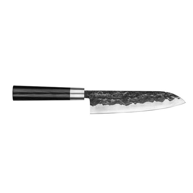 Samura BLACKSMITH Santoku peilis 182 mm — profesionalus universalus virtuvinis peilis, aštrus ir patvarus 